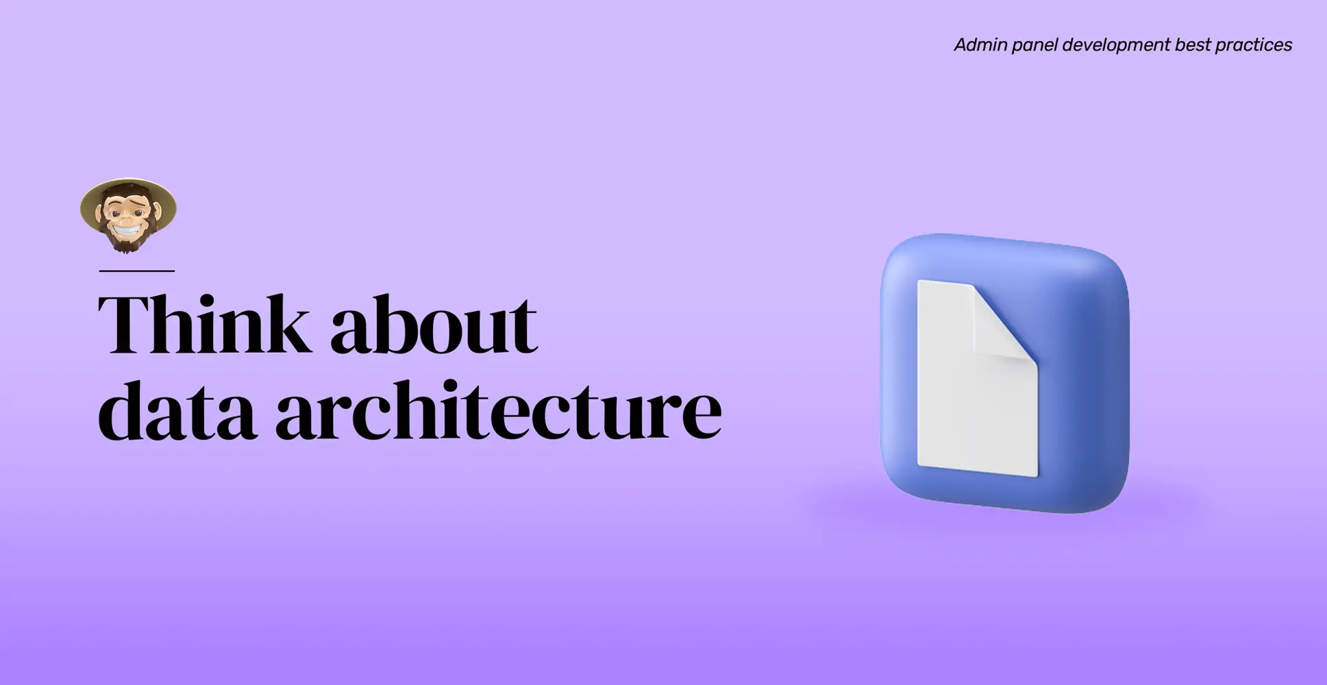Piense en la arquitectura de datos