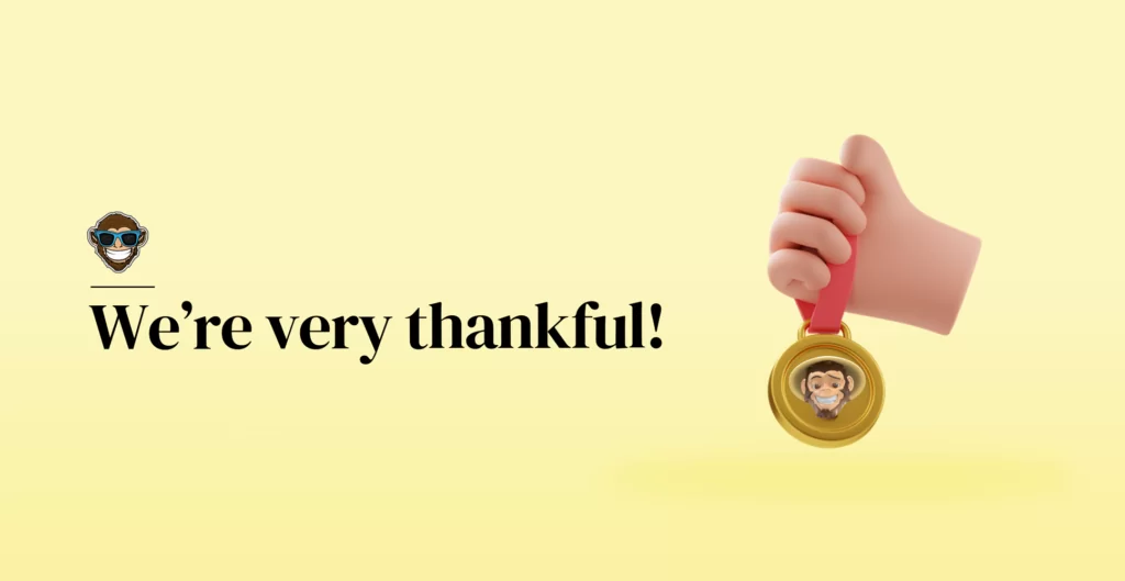 We're very thankful!