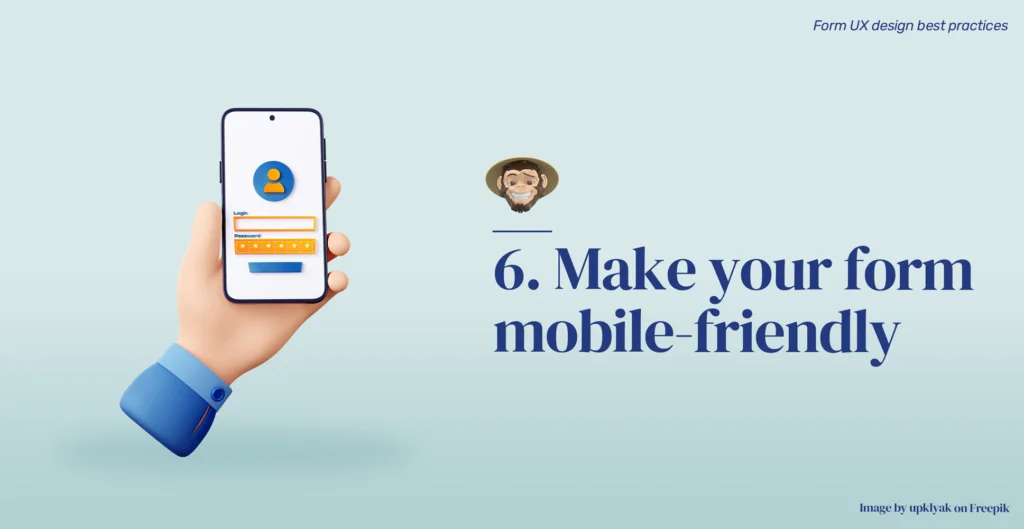 Practice 6: Make your form mobile-friendly