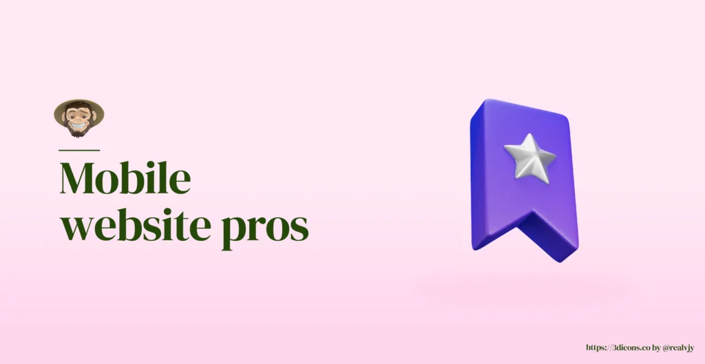 Pros de las websites móviles